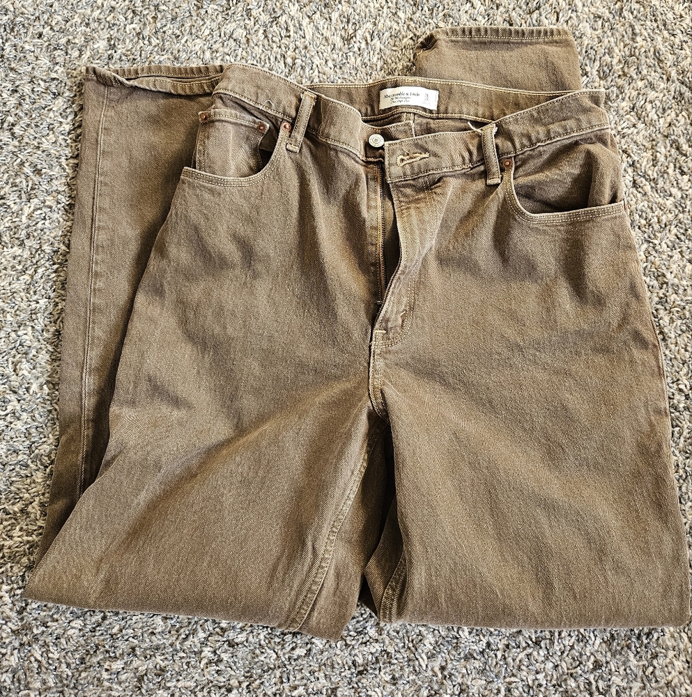 Abercrombie & Fitch Brown Jeans